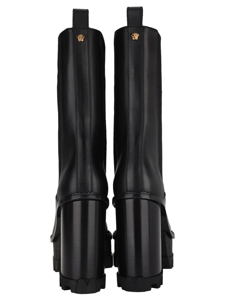 versace la greca boots