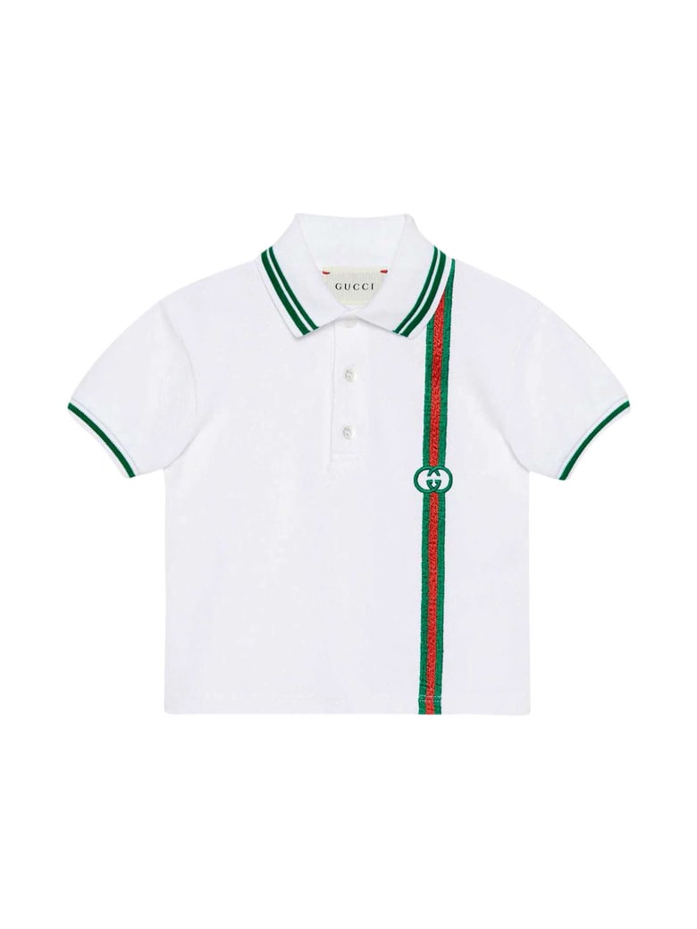 red green polo shirt