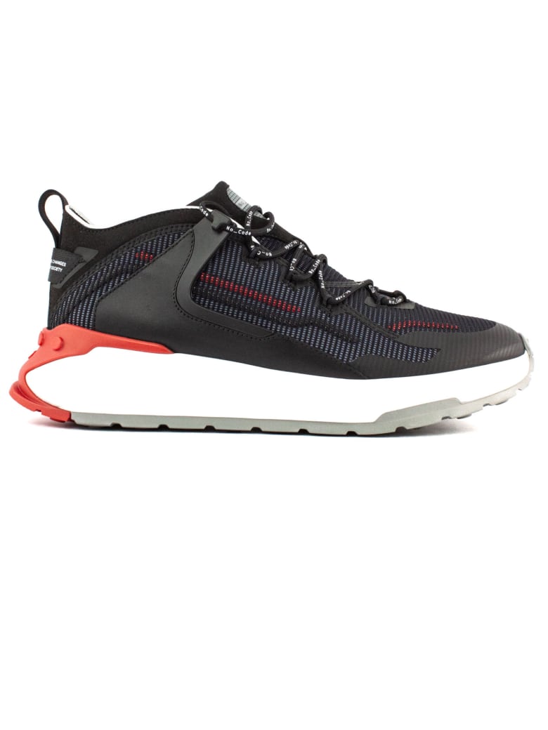 Tod's Black And Red No_code J Sneakers - Nero+rosso