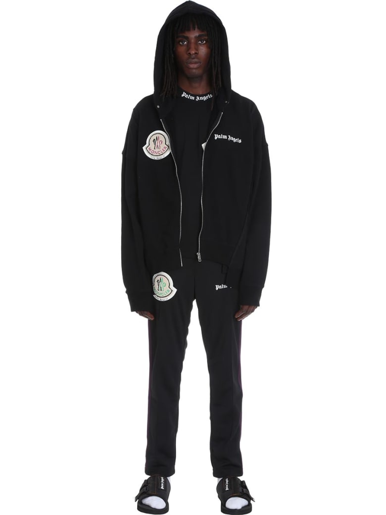 Moncler X Palm Angels Sweatshirt In Black Cotton | italist
