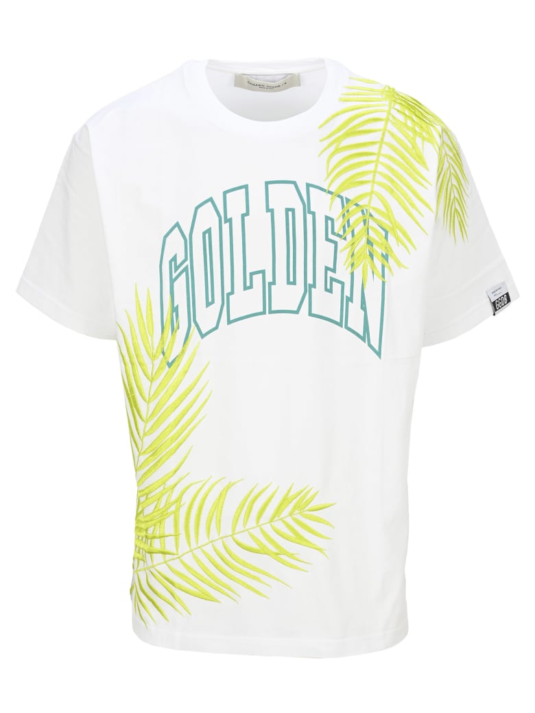 Golden Goose Golden Logo-print - WHITE