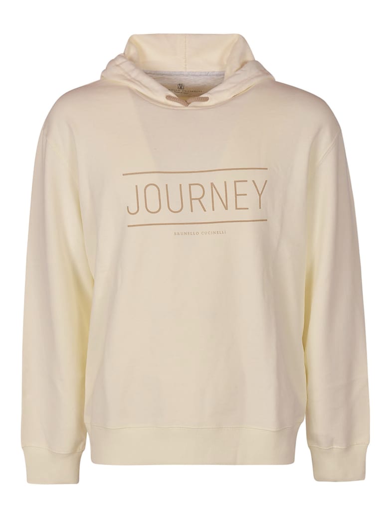 Brunello Cucinelli Journey Print Hooded Sweatshirt