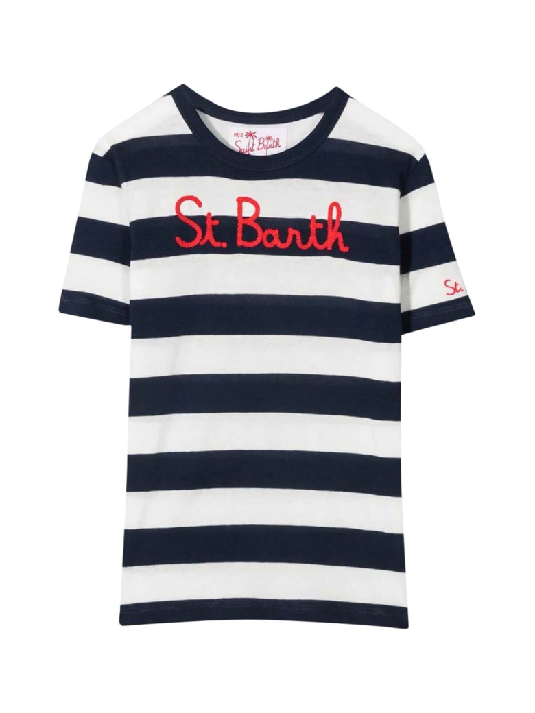 MC2 Saint Barth Saint Barth Kids Striped T-shirt - Unica