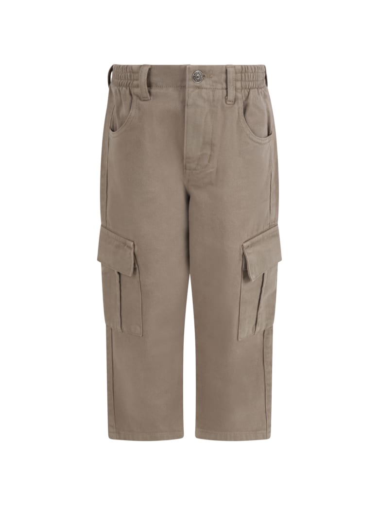 The New Society Green ''vincent'' Pants For Boy - Green