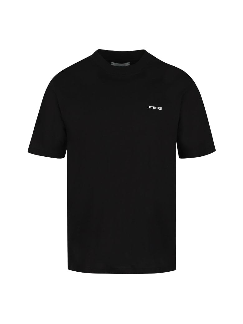 PTRCRS by Christian Petrini Crew-neck Cotton T-shirt - black