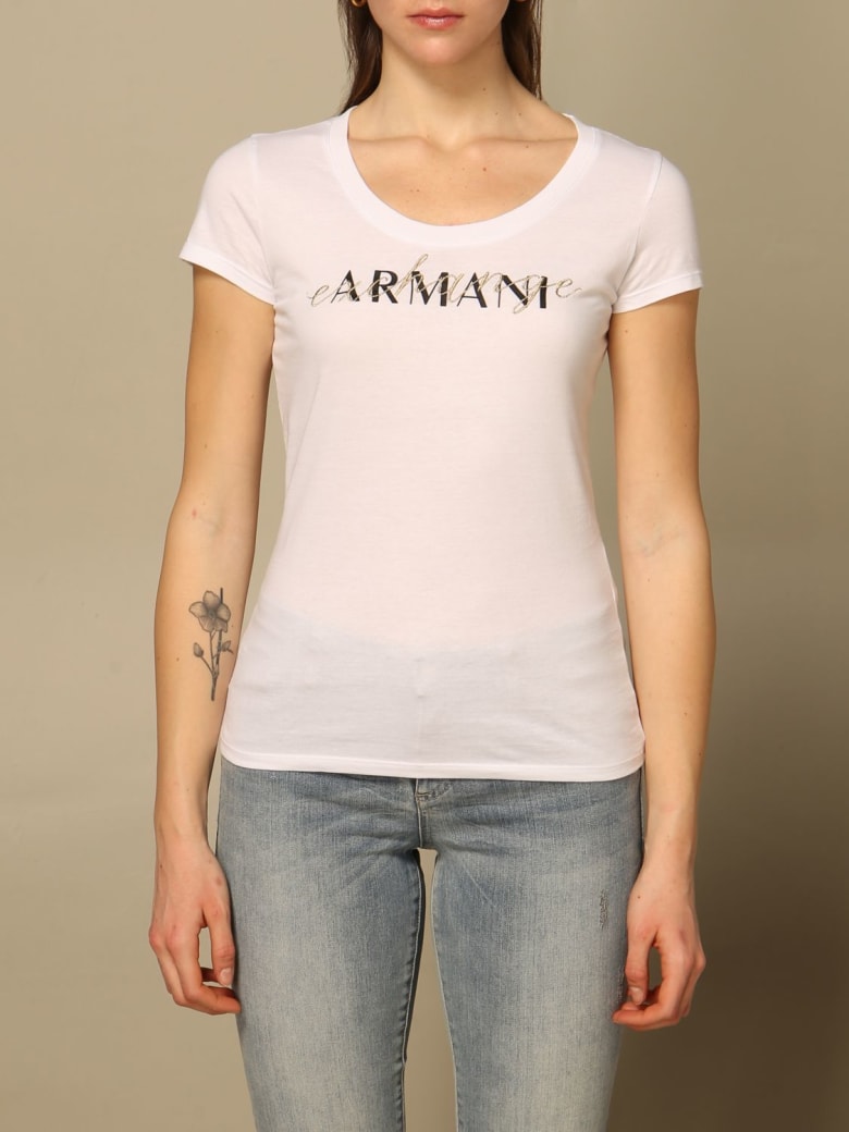 Armani Collezioni Armani Exchange T-shirt Armani Exchange T-shirt With Logo - White