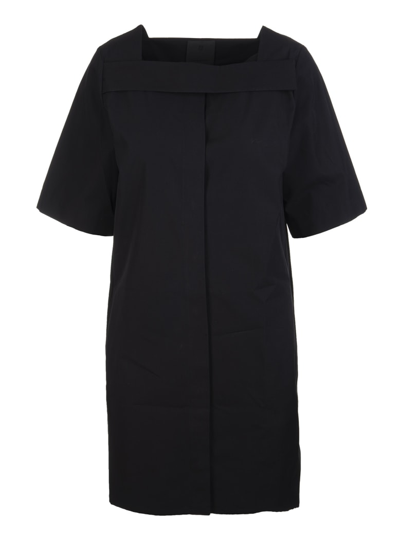 Givenchy Square Neck Short Dress - Noir
