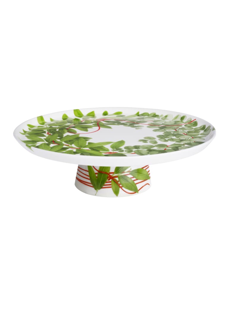 Taitù Cake Stand - Fil Rouge Foglie Collection - Green