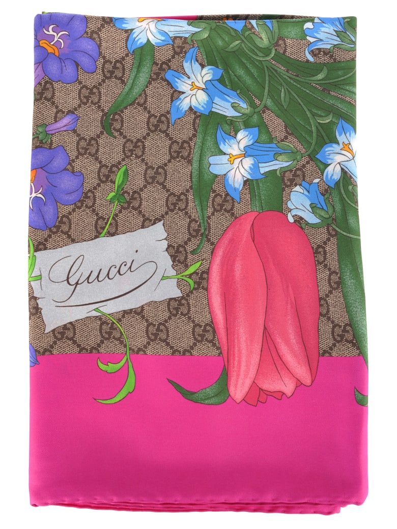 Gucci Foulard Gg Fiori 140x 140 | italist, ALWAYS LIKE A SALE