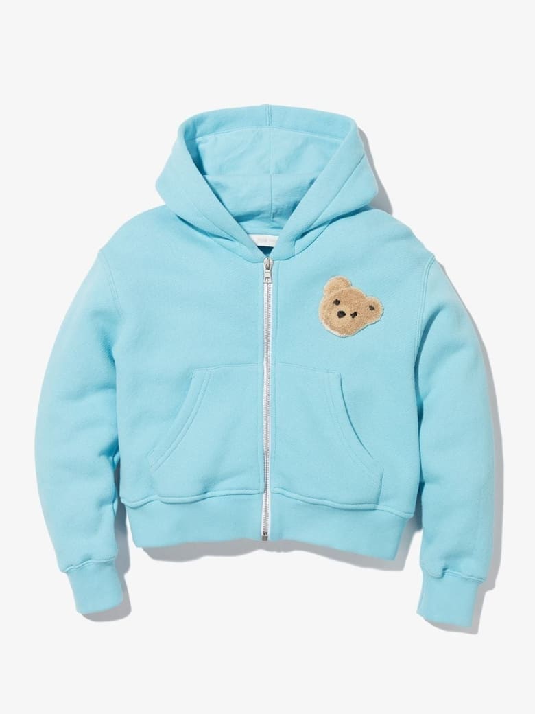 light blue teddy bear jacket