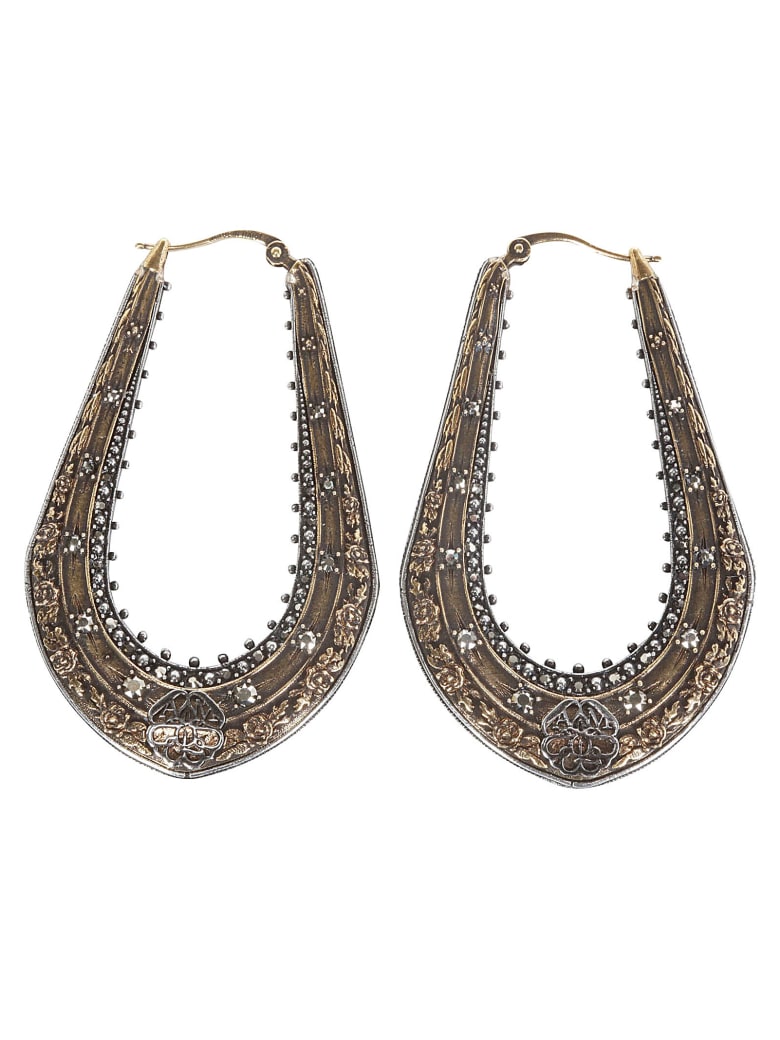 alexander mcqueen earrings sale