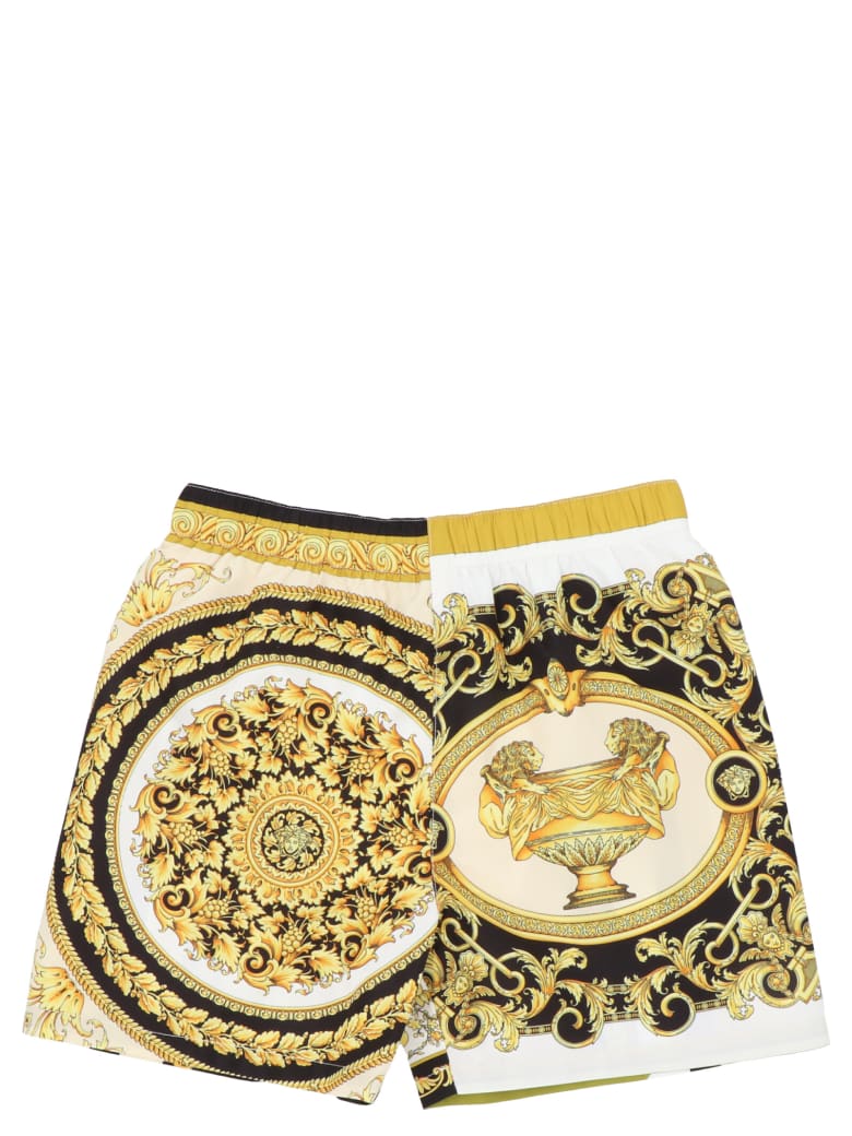 Young Versace 'barocco' Swimshorts - Multicolor