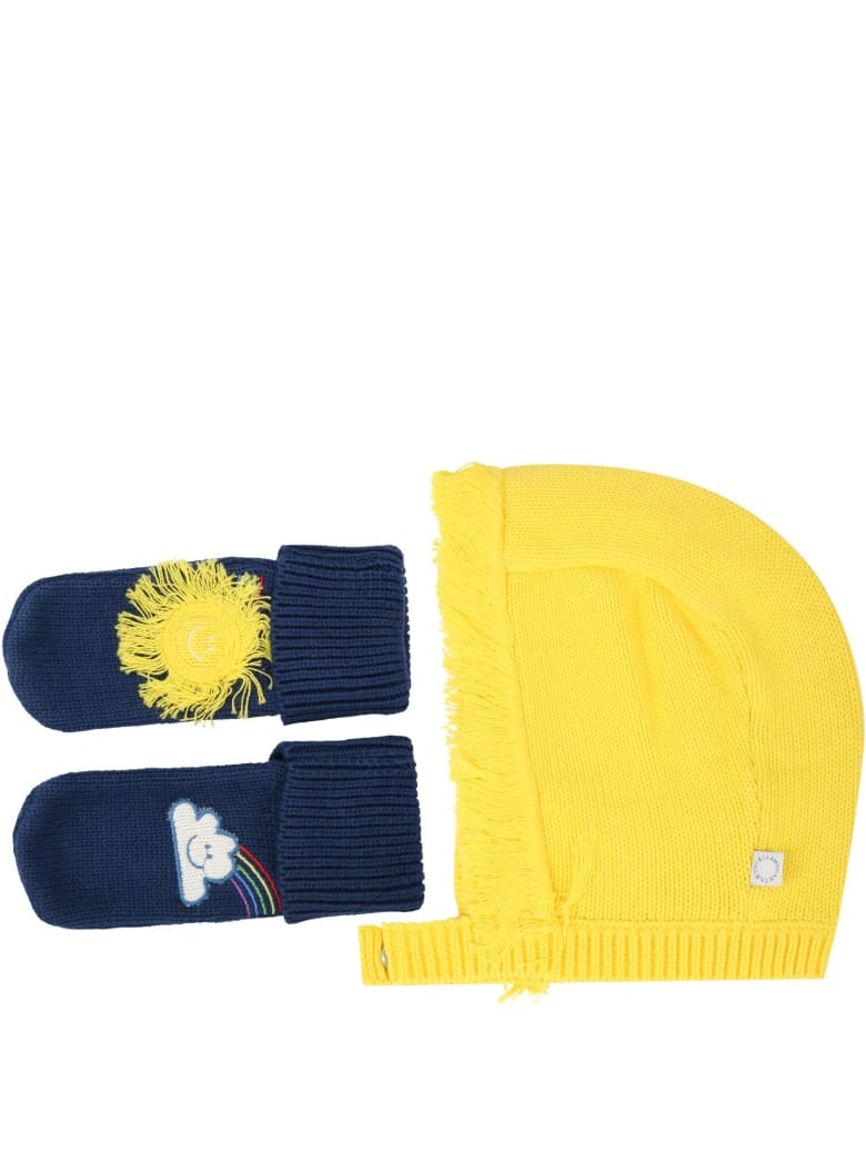 Stella McCartney Kids Mulitcolor Set For Babykids - Blue