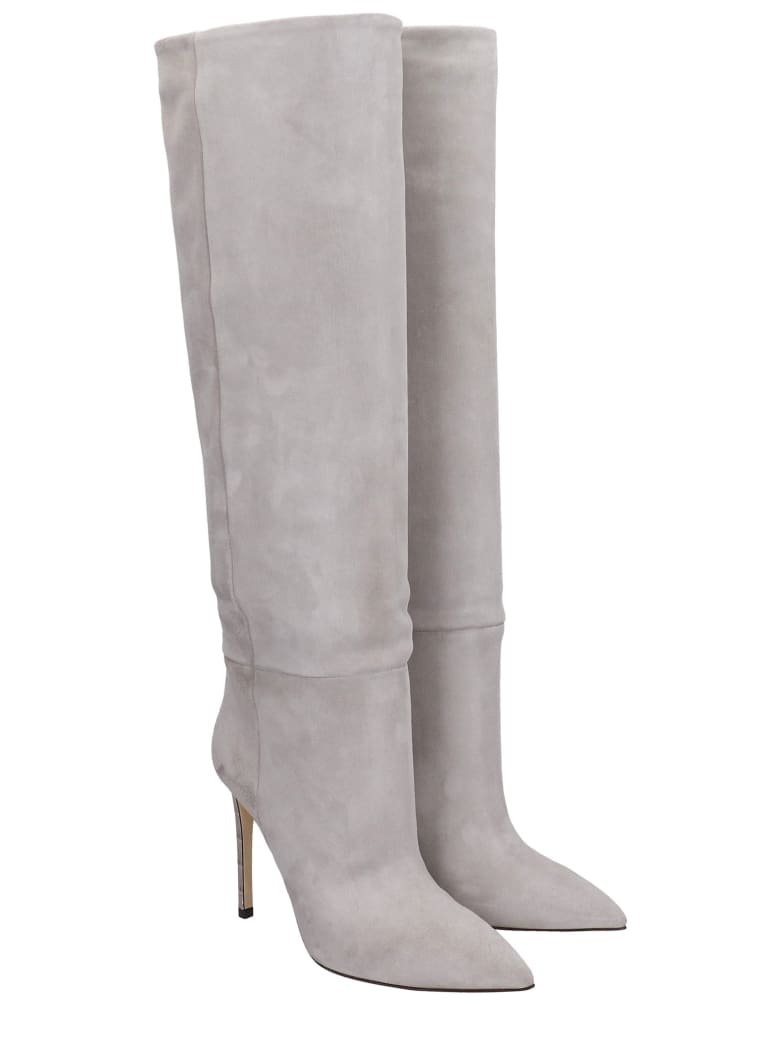 grey stiletto boots