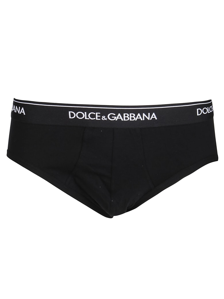 Dolce & Gabbana Black Cotton Briefs - Nero