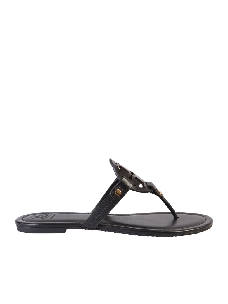 tory burch black miller sandals sale