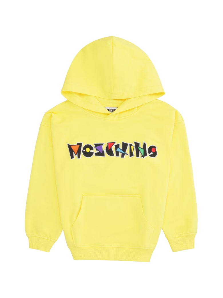 Moschino Cotton Hoodie - Yellow