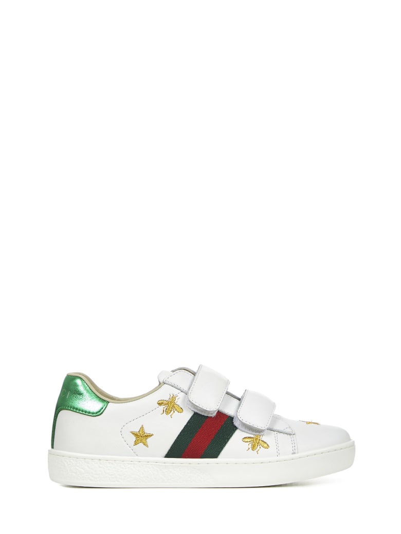 Gucci Junior Ace Sneakers - White