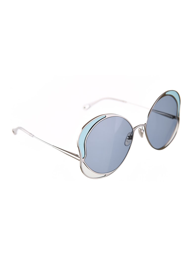 Chloé CH0024S Sunglasses - Silver Silver Blue