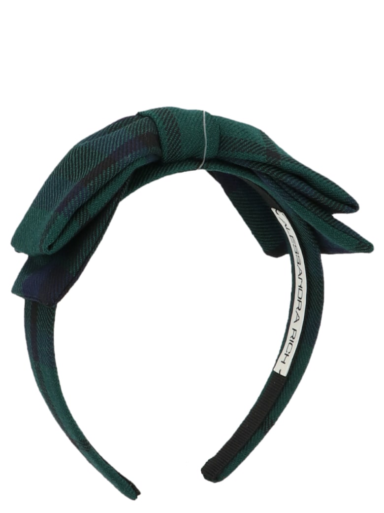 Alessandra Rich Headband - GREEN BLUE