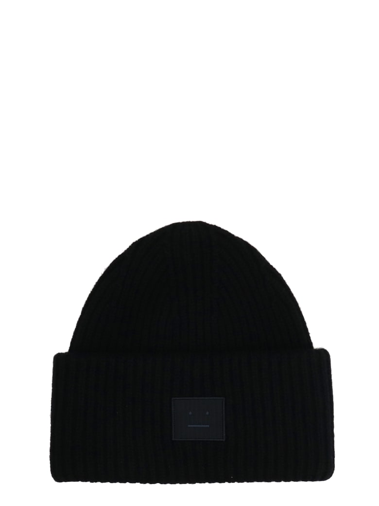 Acne Studios Hats In Black Wool - black