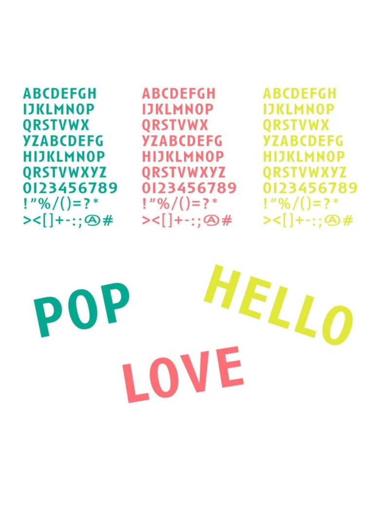 FPM Accessories-stickers Letters - Stickers