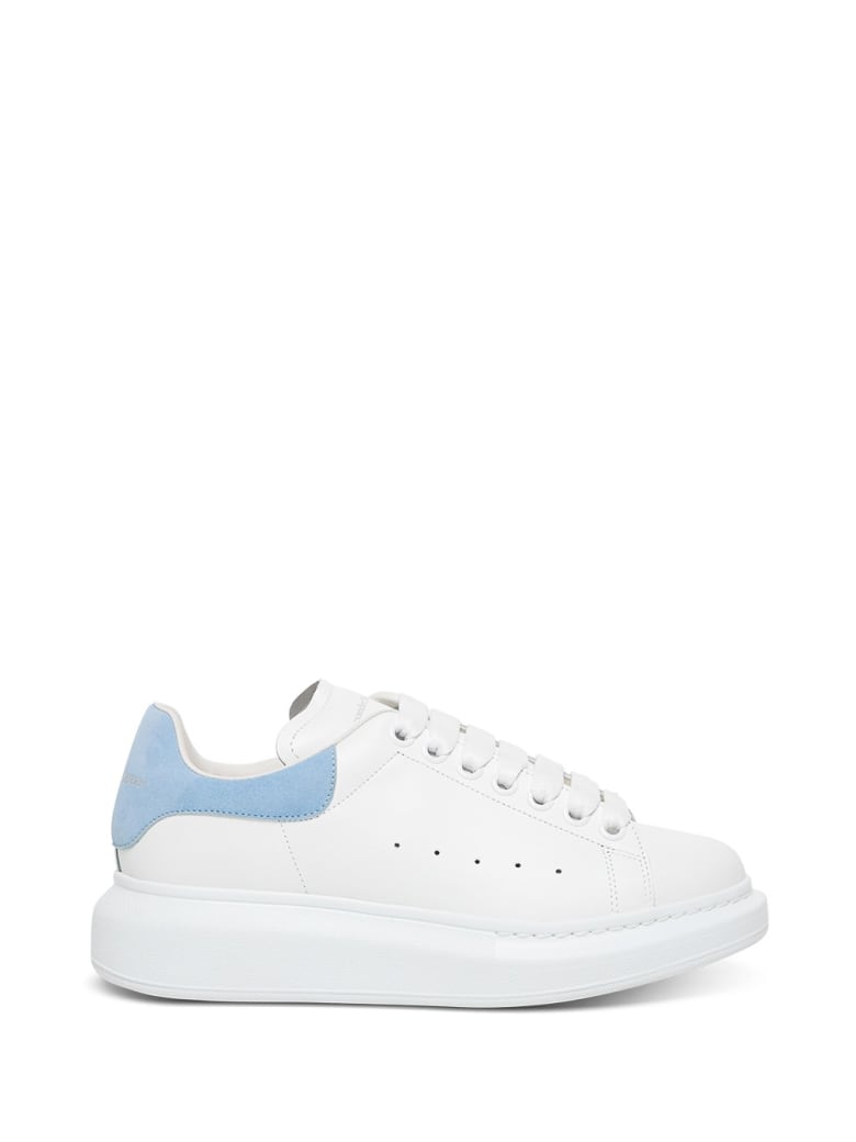 Alexander McQueen Oversize Sneakers In White Leather - White