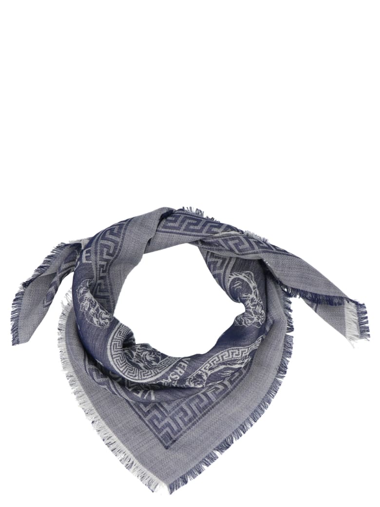 Young Versace 'medusa Dots' Shawl - Multicolor