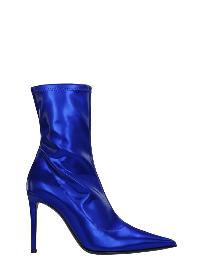 Giuseppe Zanotti Ametista High Heels Ankle Boots In Blue | italist