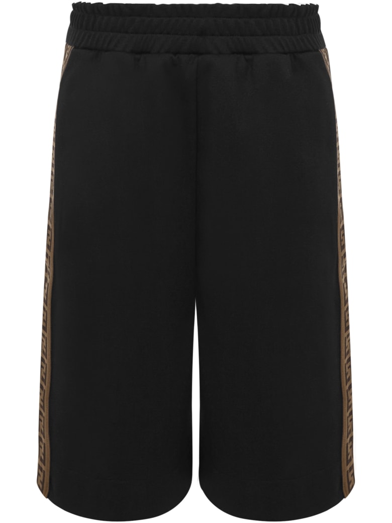 Fendi Kids Shorts - Black