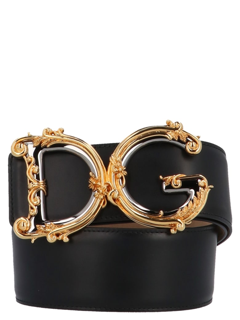Dolce & Gabbana 'dg Barocco' Belt - Black