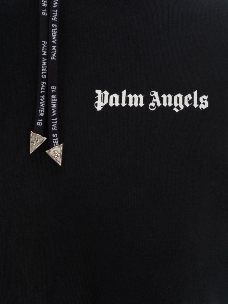 Palm Angels New Basic Cropped Hoody Black Multicolor | italist