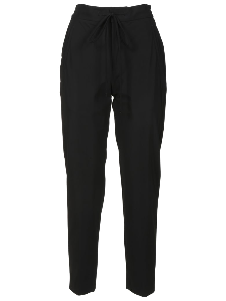 PT01 Drawstring Waist Cropped Trousers