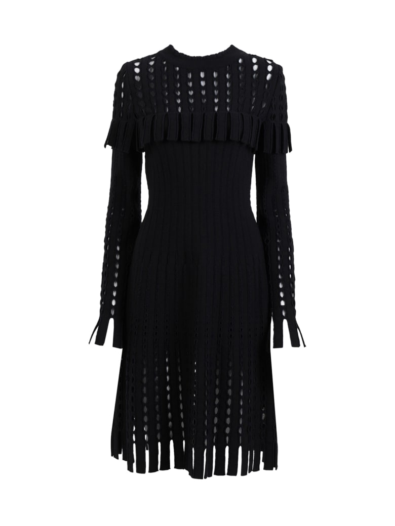 Alaia Fringes Dress - Noir