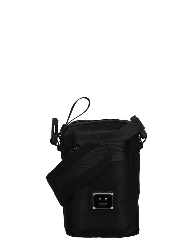 Acne Studios Shoulder Bag In Black Nylon - black