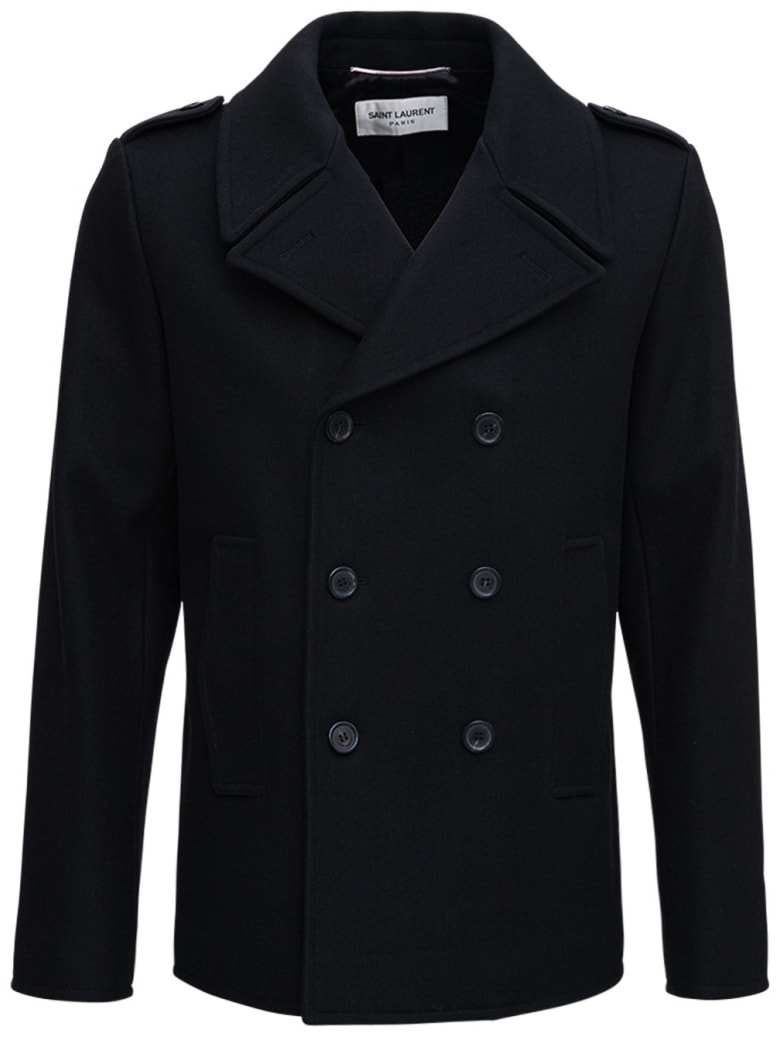Saint Laurent Caban Militaire - Black