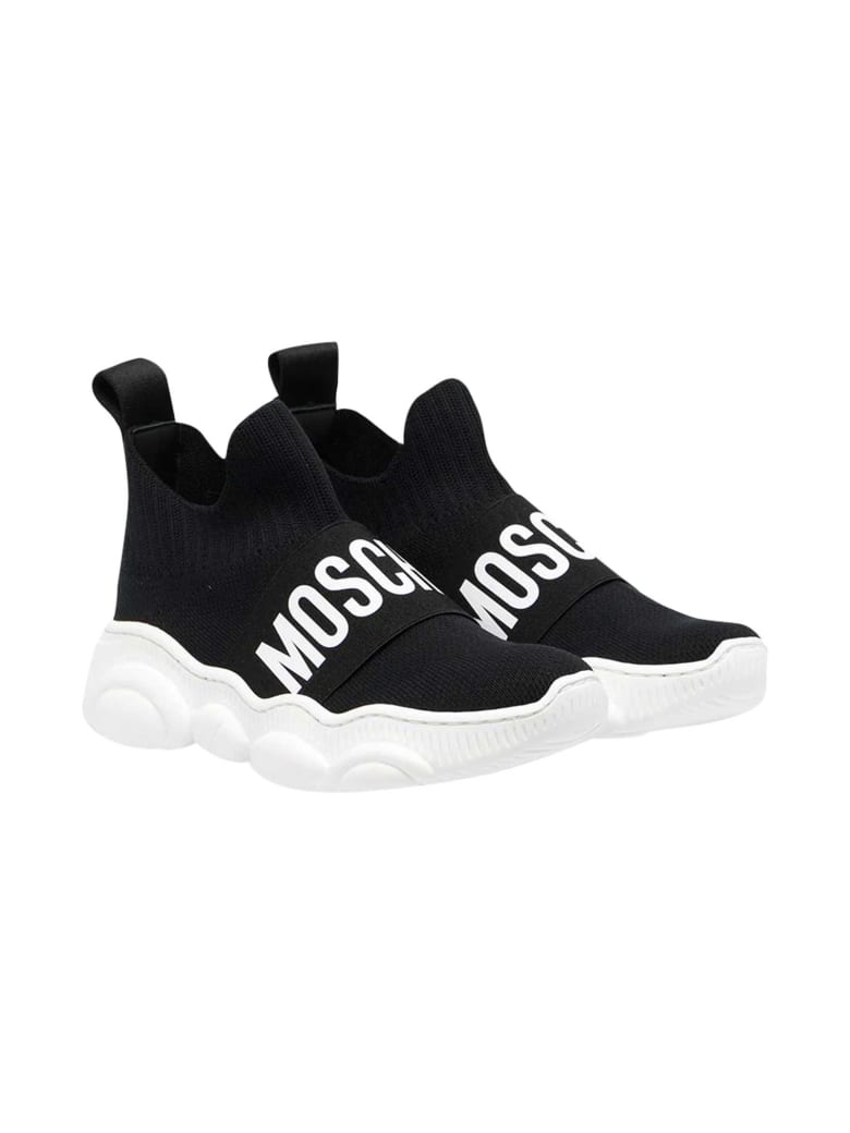 Moschino Black High Sneakers