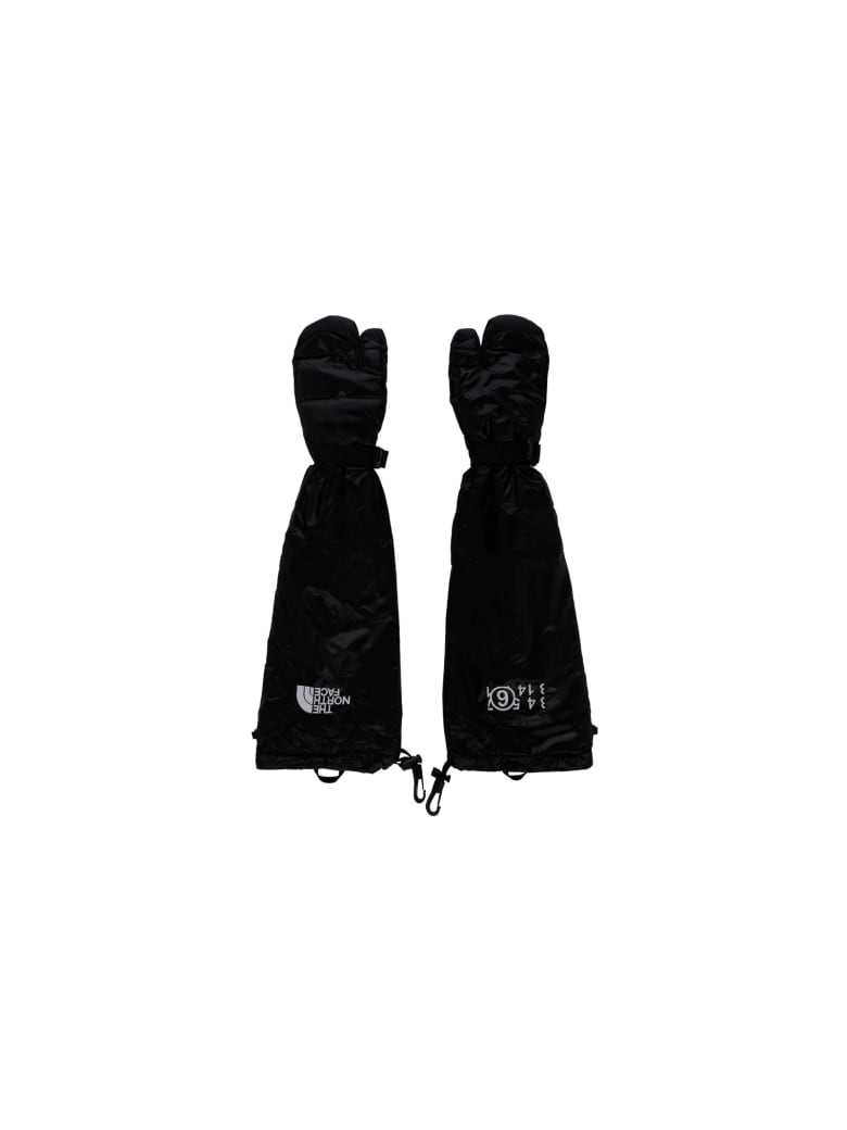 The North Face Mm6 X The North Face Gloves - Nero