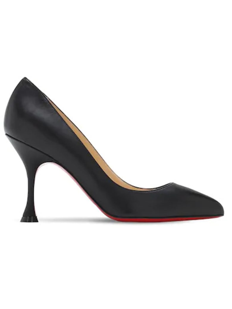 Christian Louboutin Black Leather O Pigalle Pumps - BLACK
