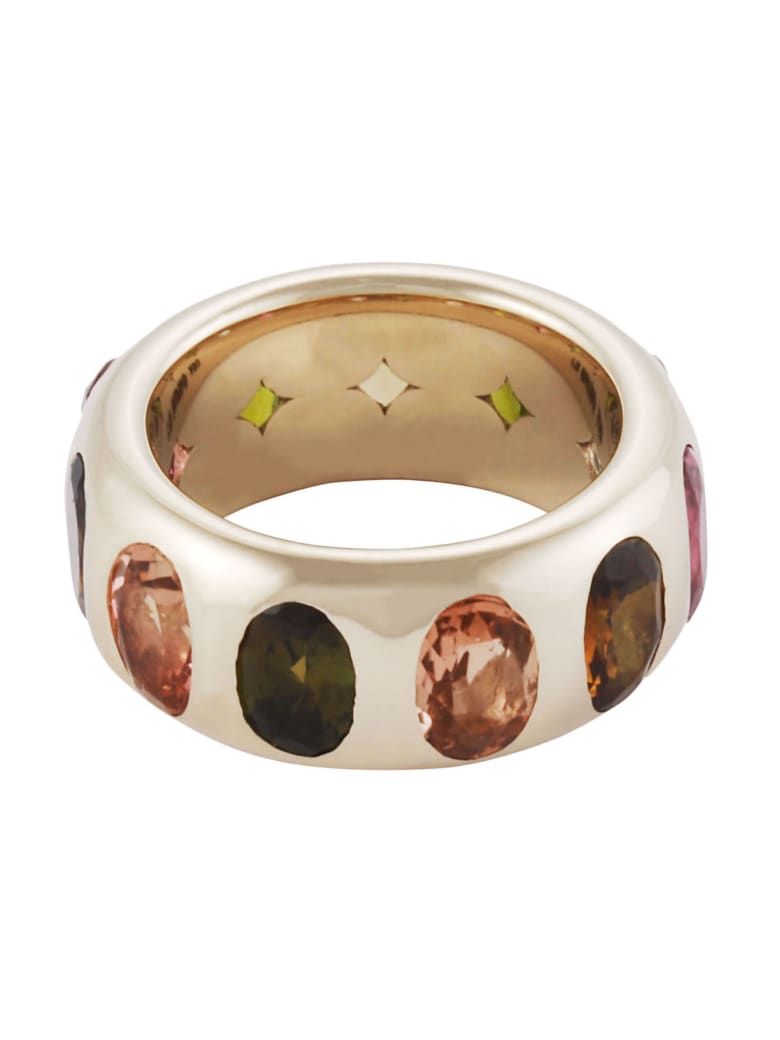 Lo Spazio Jewelry Lo Spazio Multi Colored Tourmaline Ring - Multicolor