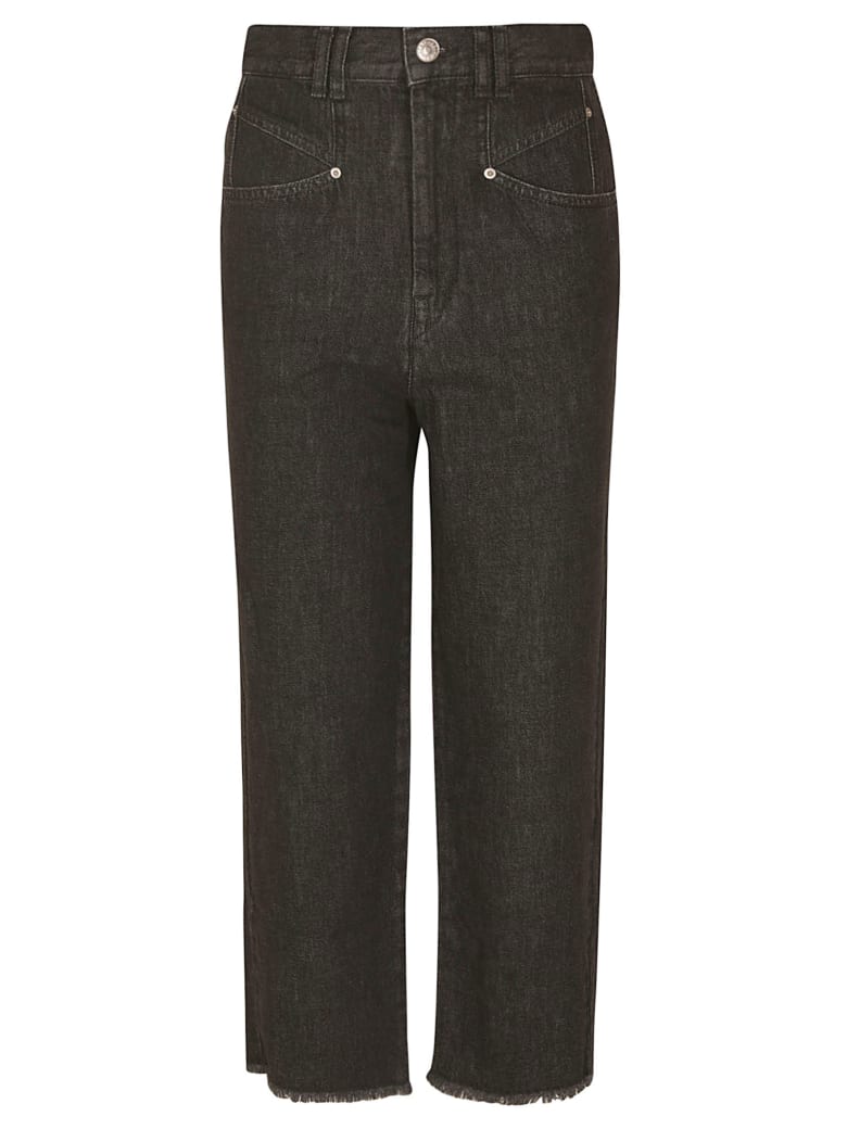 Isabel Marant Dilali Jeans - Faded Black