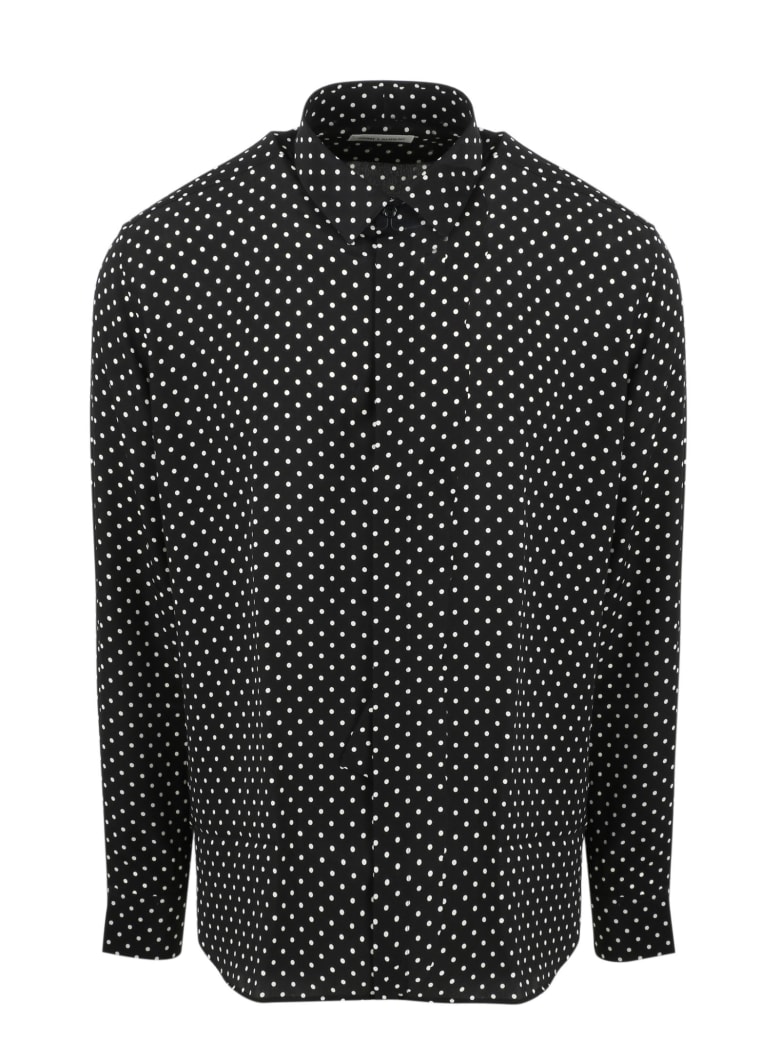Saint Laurent Chemise Col Yves - Black