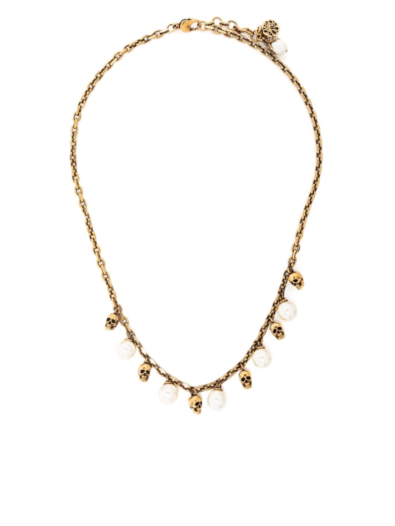 Alexander McQueen Short Neck Pearl&sk - Mix