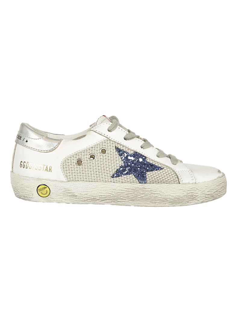 Golden Goose Superstar Net And Leather Upper Glitter Star Mirro - 10481