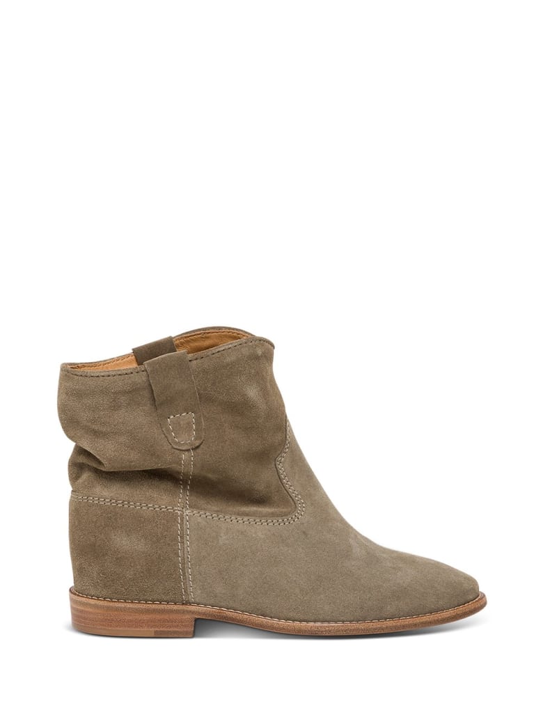 Isabel Marant Stivali Cristi In Pelle Scamosciata - Beige