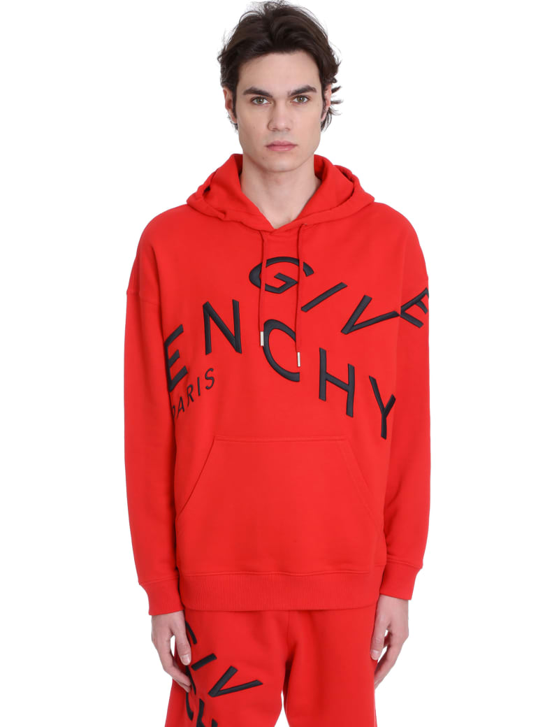 Givenchy Sweatshirt In Red Cotton - red