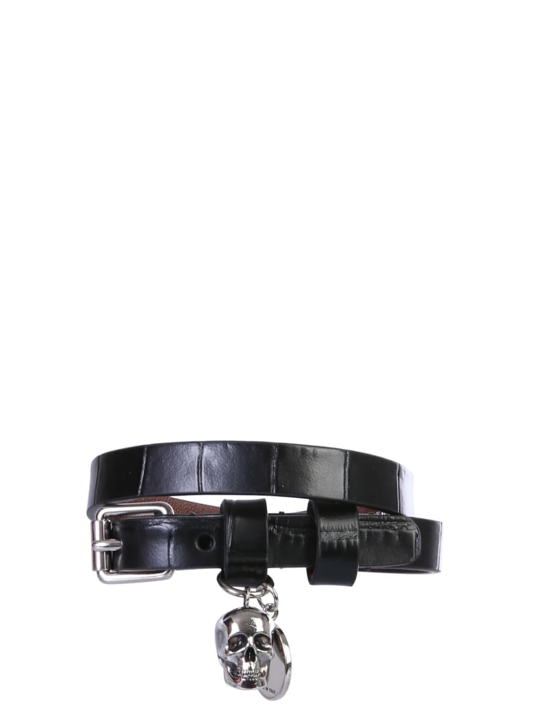 Alexander McQueen Double Turn Bracelet - NERO
