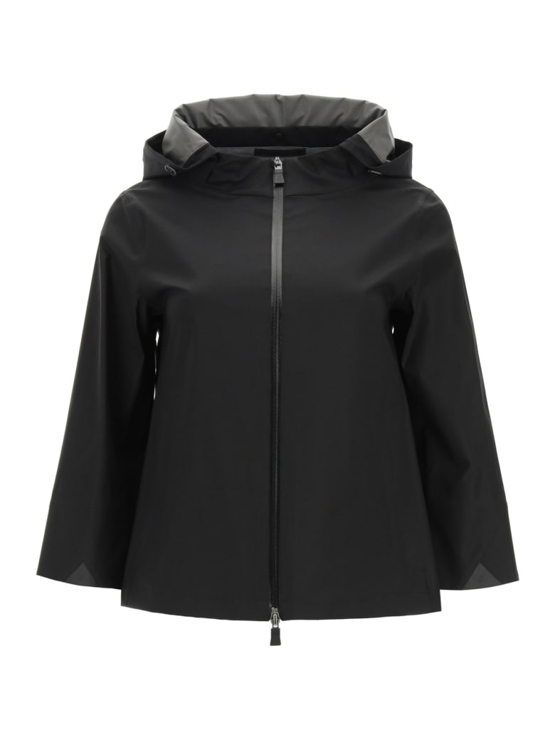 Herno Laminar Alabama Mini Cape Jacket - NERO (Black)