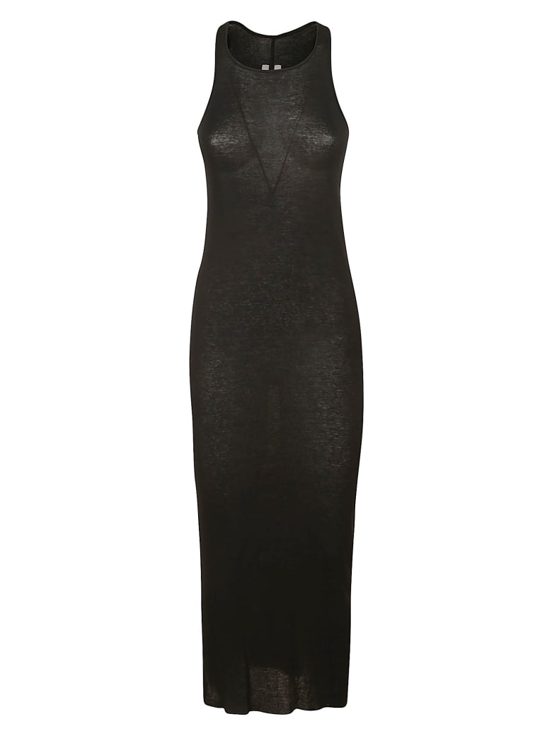 Rick Owens Slim Tank Dress - Black