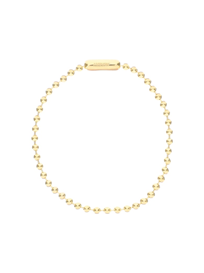 AMBUSH Choker Ball Chain Necklace - GOLD (Gold)